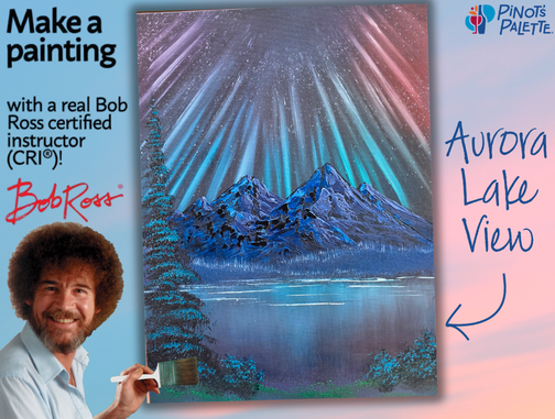 Bob Ross Oil Painting - with Certified Ross Instructor Anam Bokhari